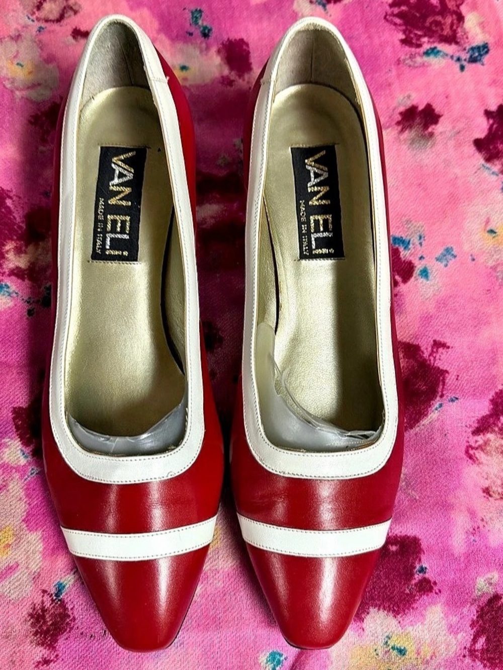 Vaneli Color Block Pointed-Toe Heels US 7.5
